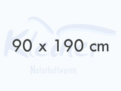Unterbett 90 x 190 cm